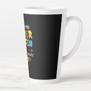 Caneca De Café Latte Professora Estou Pronta Para O Jardim De Infância