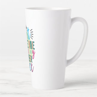 Caneca De Café Latte Professora Não Me Faça Usar A Voz Do Professor