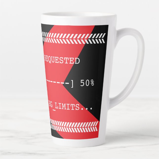 Caneca De Café Latte Progress Bar (Direita)