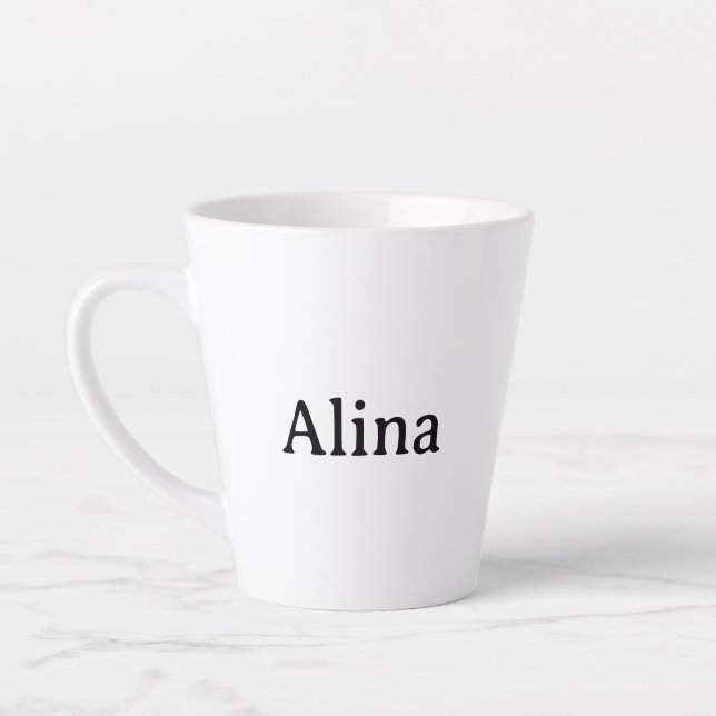 Caneca De Café Latte Promoção de Marca 12 oz Pequeno  (Esquerda)