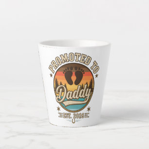 Caneca De Café Latte Promovido a Papai Est 2026