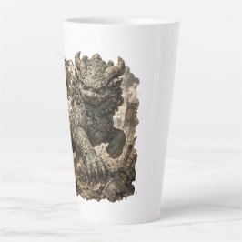 Caneca De Café Latte Protetor de Pedra Mítica Fantasia Adesivo