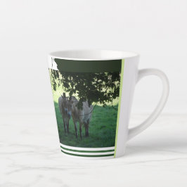 Caneca De Café Latte Przewalski Hormonas Colagem Latte Mug