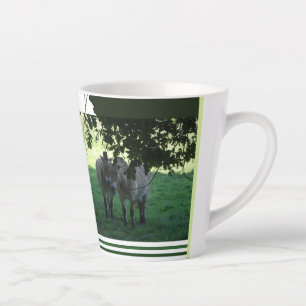 Caneca De Café Latte Przewalski Hormonas Colagem Latte Mug