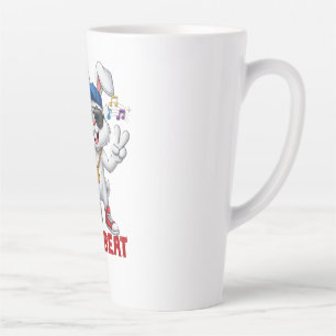 Caneca De Café Latte Pule ao Ritmo