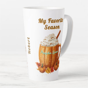 Caneca De Café Latte Pumpkin Spice, Minha Estação Favorita