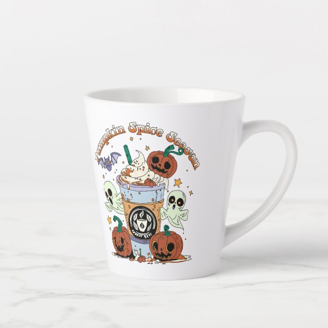 Caneca De Café Latte Pumpkin Spice Season (Direita)