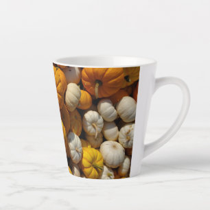 Caneca De Café Latte Pumpkins