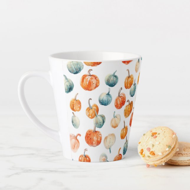 Caneca De Café Latte Pumpkins Latte Mug (In Situ)
