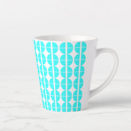 Caneca De Café Latte Quadros círculos