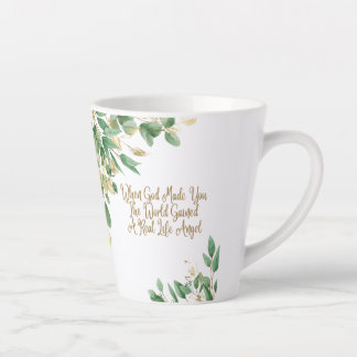 Caneca De Café Latte Quando Deus Fez Você, O Mundo Ganhou Um Anjo Real