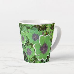 Caneca De Café Latte Quatro Laf Clover Design Latte Mug