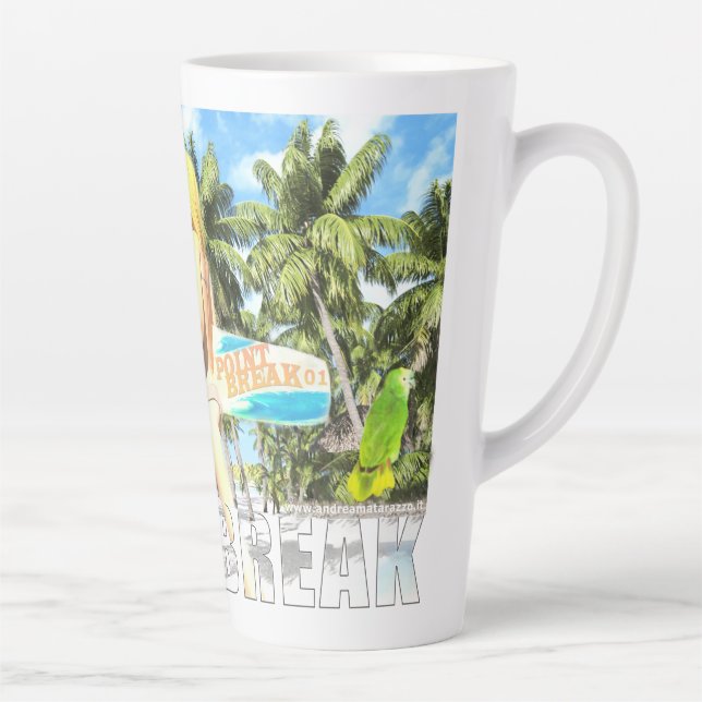 Caneca De Café Latte Quebra de ponto 01 (Direita)