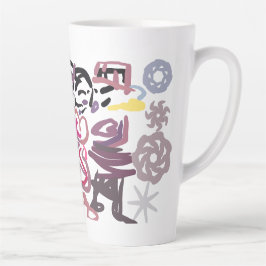 Caneca De Café Latte Quebra-Nozes e Ballet de inverno