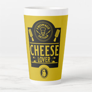 Caneca De Café Latte Queijo