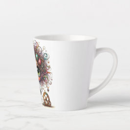 Caneca De Café Latte Querido Latte Mug De Garota Simples