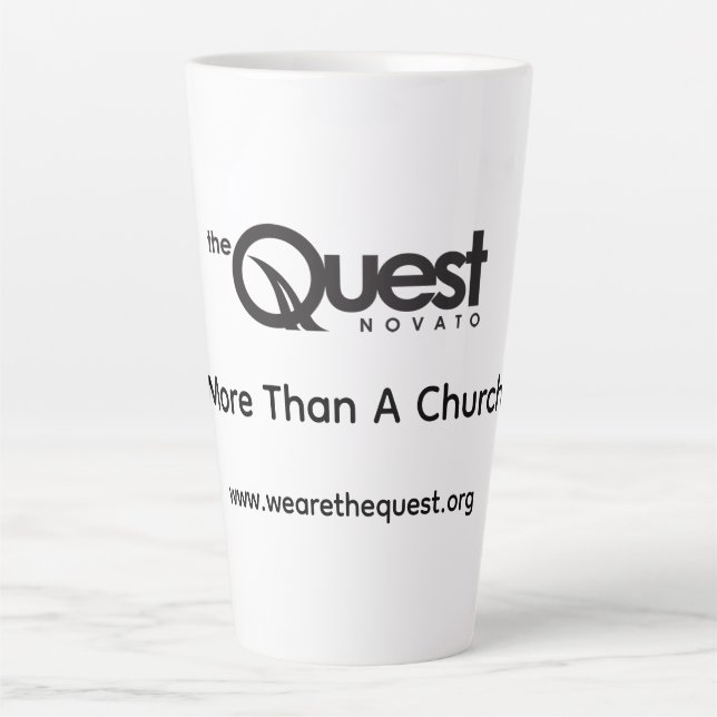 Caneca De Café Latte Quest Latte Mug (Frente)