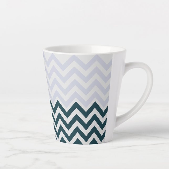 Caneca De Café Latte Quic Rústico Monograma (Direita)