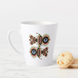 Caneca De Café Latte Quimera - Pássaro de Peixe Latte Mug