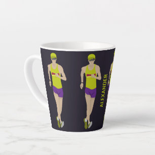 Caneca De Café Latte Race Walking