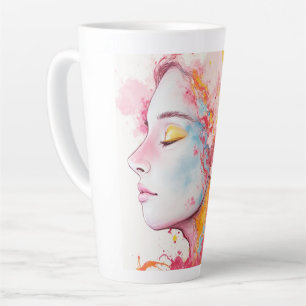 Caneca De Café Latte Radiação interna
