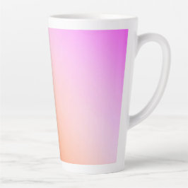 Caneca De Café Latte Radiant Pastel Sunset Gradient