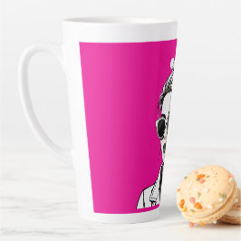 Caneca De Café Latte Raiders Girl