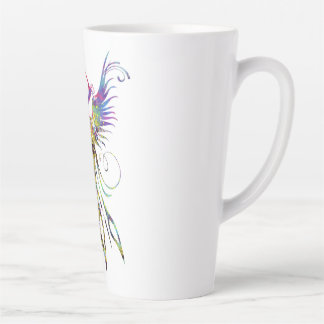 Caneca De Café Latte Rainbow Phoenix Latg por Brow Bird