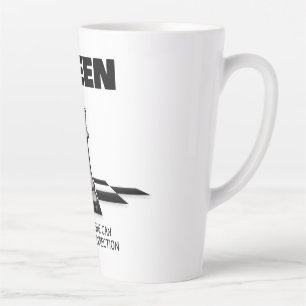 Caneca De Café Latte Rainha Chess, Tenha Consciência Que Pode Se Mover