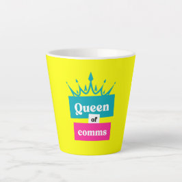 Caneca De Café Latte Rainha da lata de café
