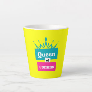 Caneca De Café Latte Rainha da lata de café