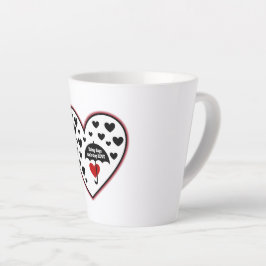 Caneca De Café Latte Rainy Days não pode parar o amor