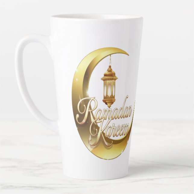 Caneca De Café Latte Ramadan Kareem (Esquerda)