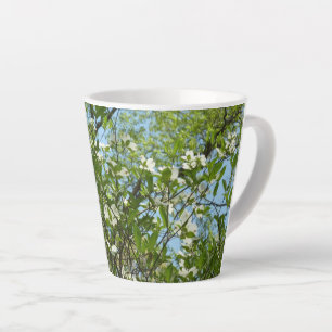 Caneca De Café Latte Ramais de Primavera de Lagostas
