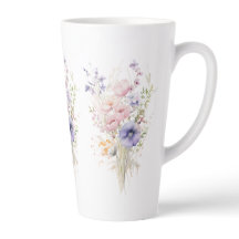 Ramalhete de flores silvestres Nome mulher pastel 