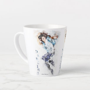 Caneca De Café Latte Rapariga 2
