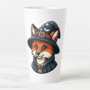 Caneca De Café Latte Raposa Mágica - Fantasia Mágica