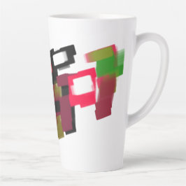 Caneca De Café Latte Raposa outono jogando