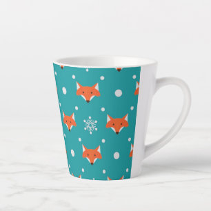 Caneca De Café Latte Raposas pequenas e baratas