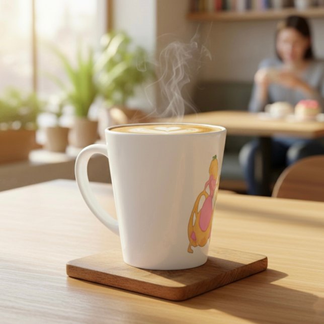 Caneca De Café Latte Rapunzel Latte Mug (Criador carregado)