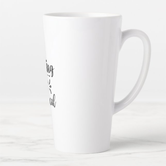 Caneca De Café Latte Reading Art Reading Is Magical (Direita)