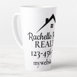Caneca De Café Latte Real Estate Marketing Custom Realtor