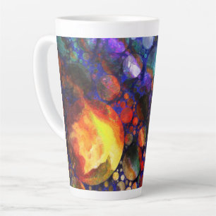 Caneca De Café Latte Recolha Dos Planetas