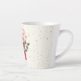 Caneca De Café Latte Red Latte Mug