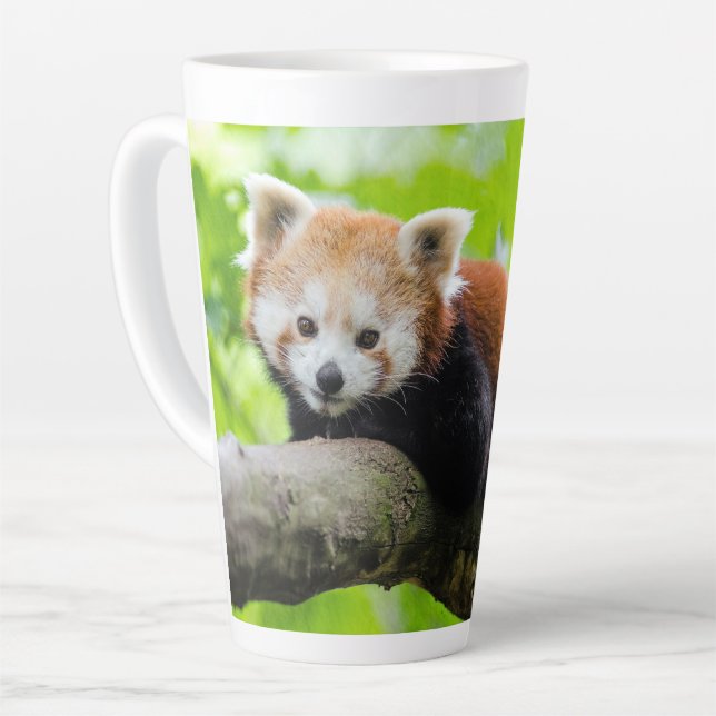 Caneca De Café Latte Red Panda (Ângulo esquerdo)