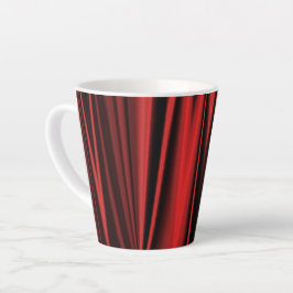 Caneca De Café Latte Red Satin - Lata