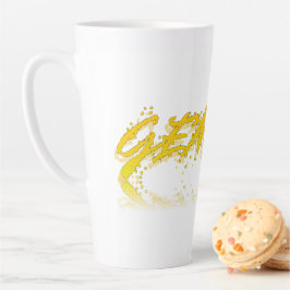 Caneca De Café Latte Reflexão Gemini