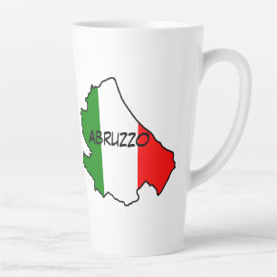 Caneca De Café Latte Região Abruzzo