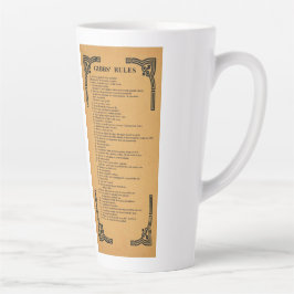 Caneca De Café Latte regras de Gibbs