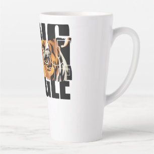 Caneca De Café Latte Rei da Selva